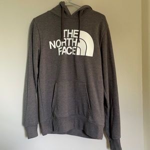 North Face gray hoodie